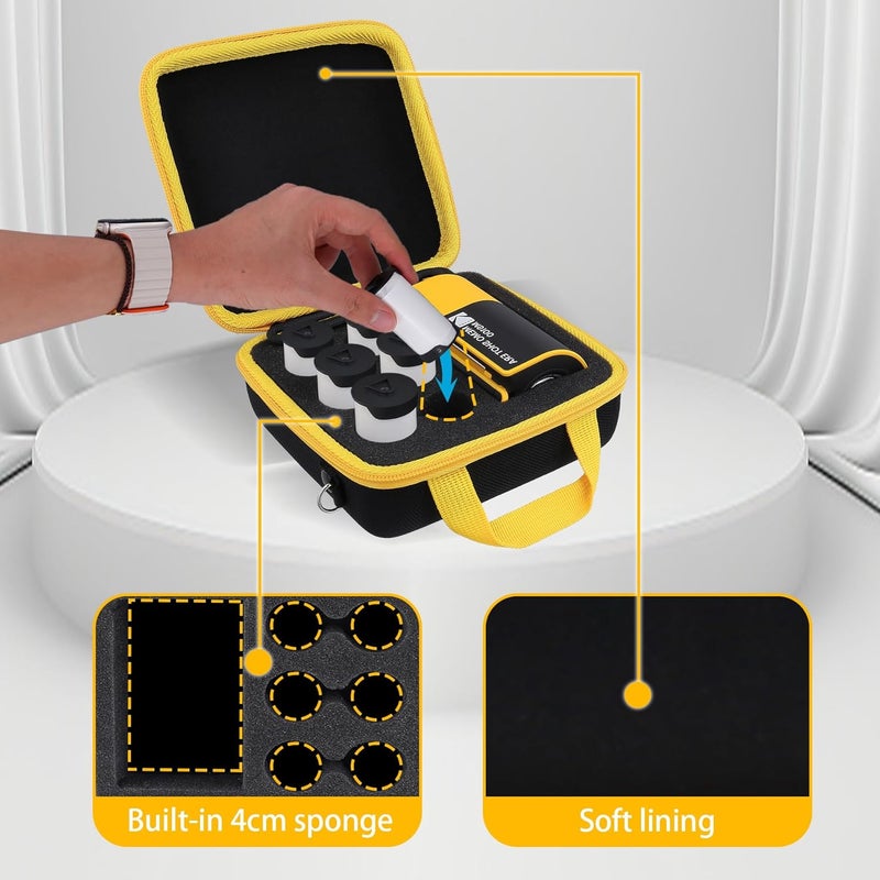 Khanka Hard Case Replacement for KODAK Memo Shot ERA Kids Instant Digital Camera and Photo Label Printer Bundle. (Black) - Image 4